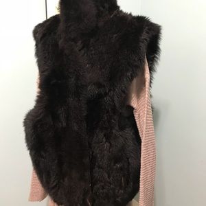 “Posh” Andrew Mark fur vest